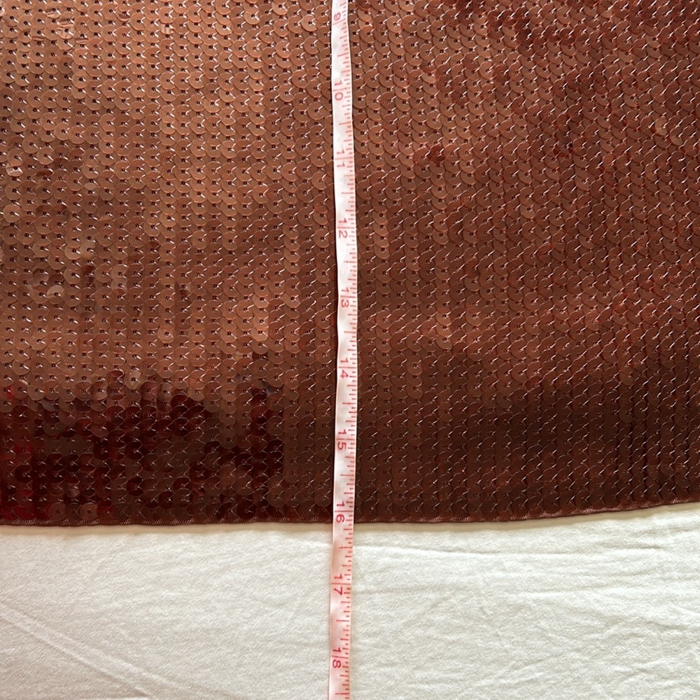 Express | Brown Scoop Neck Tank Top - Size XL Sequin  Luxury Classy Fall - Picture 7 of 9